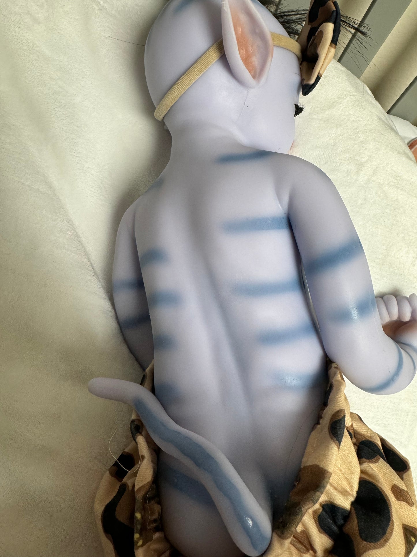 Avatar baby-Full silicone girl w/hair "Kiri"