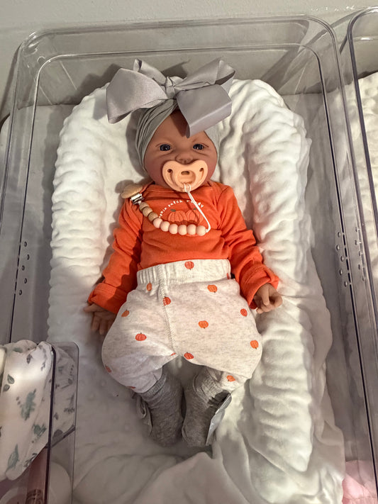 Pumpkin Patch Preemie- Ready to Ship "Leilani"