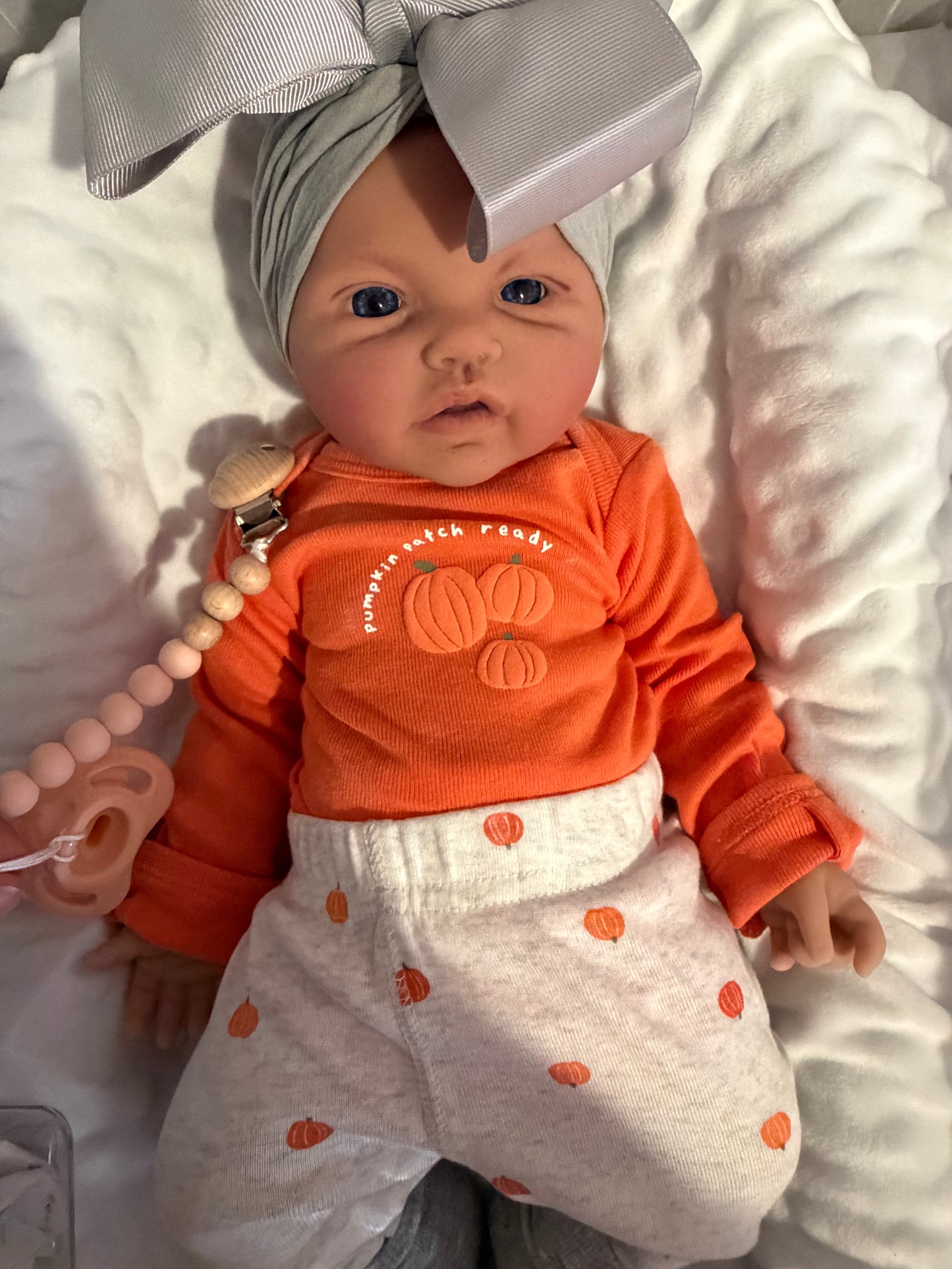 Pumpkin Patch Preemie- Ready to Ship "Leilani"