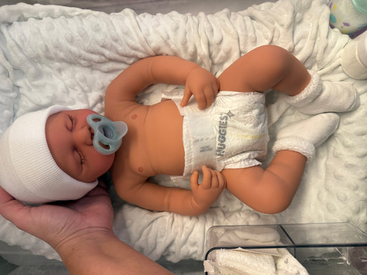 *READY TO SHIP* Full Silicone Louie- (biracial/basic paint)