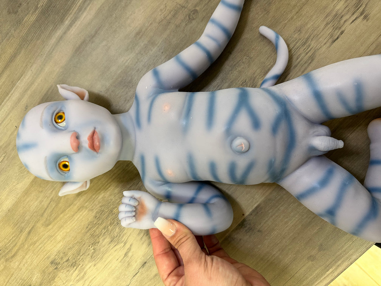 Avatar Baby- Full Silicone-Open Eyes- Boy