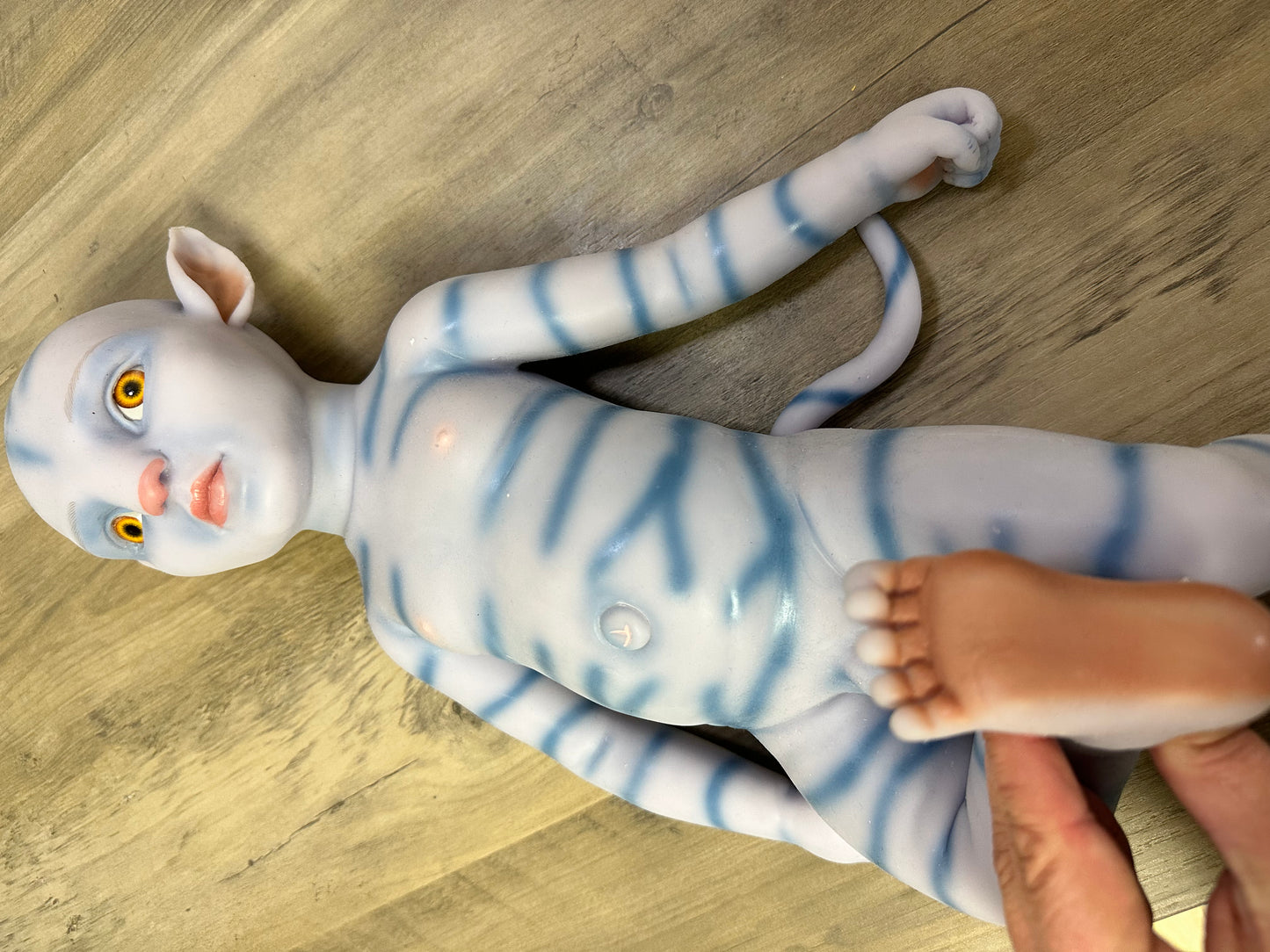 Avatar Baby- Full Silicone-Open Eyes- Boy